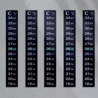 Termómetro de acuario de doble escala, pegatina de líquido Fahrenheit, Termómetro Digital, productos de Control de palo - details 2