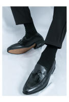 Zapatos casuales de negocios de moda británica, zapatos de hombre versátiles, zapatos de cuero de moda. - details 9
