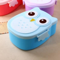 Fiambrera de búho de dibujos animados para niños, contenedor de alimentos para microondas, caja de almacenamiento portátil para estudiantes, contenedor Bento con compartimentos - details 9