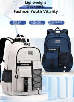 Mochila de escuela secundaria para niños, bolso de estudiante de secundaria de gran capacidad, mochila universitaria, mochila para portátil de viaje Simple y elegante - details 0