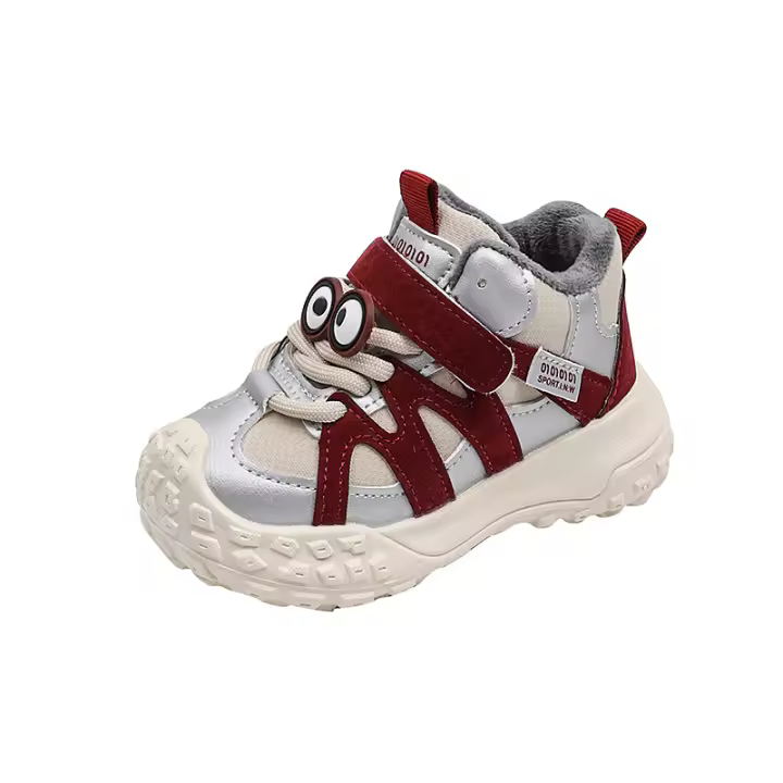 Zapatillas de Correr de Dibujos Animados para Niños en Invierno Zapatillas de Moda para Hombres con Algodón y Terciopelo - 1