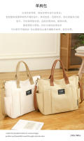 Toth de gran capacidad multibolsillo de mano bolsa de lona simple de ocio estudiante hombro cross-body clase bolsa de ordenador - details 7