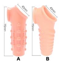 Embalaje privado SEXY anillo de manga agrandamiento gránulo clítoris punto G estimular la eyaculación retardada tapón Anal juguetes para hombres Sex Shop - details 0