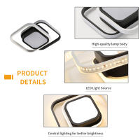 Goeco Luz de techo LED moderna Montaje semivestido Eficiencia energética 2500LM Aluminio - details 9