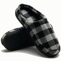 Invierno de los hombres más el tamaño 50 al aire libre engrosado fondo grueso apilado caliente zapatillas de algodón de lana - details 24
