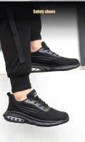 Los hombres de moda zapatos deportivos anti-smash anti-perforación flyknit ligero cómodo colchón de aire de amortiguación de choque zapatos deportivos zapatos para correr - details 5