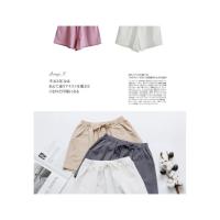 Pantalones de Lino de Verano de Cintura Alta Shorts de Moda Deportiva para Mujeres - details 8