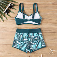 Nuevo traje de baño de dos piezas, bikini estampado de talla grande, traje de baño para mujer - details 5
