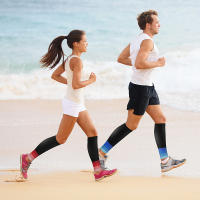 1Pair Sport Calf Compression Sleeves Calf Cramp Shin Splint Support Leg Compression Sock Men Women Leg Pain Relief, Running,Work - details 7