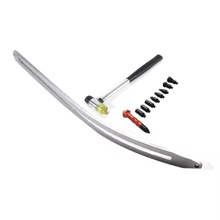 Extractor de reparación de abolladuras de coche, herramientas de palanca de arco, Kit de varillas de gancho, herramientas de reparación de daños - 1