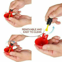 Bebedero automático para pollos de 2/4/6 uds, cuencos para beber, alimentador de agua de codorniz para pájaros, bebedero, vasos de agua para pollos para patio trasero, granja, aves de corral - details 3