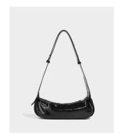 Bolso Cruzado de Moda de Luna Media de Cuero Suave Bolso Oblicuo de Hombro con Sensación Premium - details 17