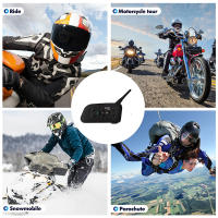 Intercomunicador Bluetooth para Casco de Motocicleta XINOWY V6 PRO 1200M Impermeable para 6 Riders con Microfono Integrado - details 7