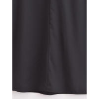 Vestidos de fiesta sin espalda midi con corte en A en contraste blanco y negro, vestido corto con cuello en V y tirantes finos sexys para mujer 2025 - details 9