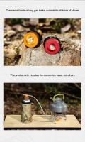Convertidor para acampar, quemador, junta, adaptador de contenedor, accesorios para estufa de gas al aire libre, adaptador de llenado de propano - details 1