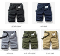 Pantalones cortos de herramientas de algodón para hombre, pantalones casuales sueltos Retro, Verano - details 4