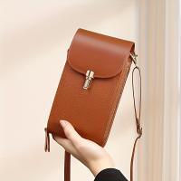 Bolso de Mano Pequeño de Cuero Genuino para Mujer, Bolso Bandolera con 8 Ranuras para Tarjetas, Porta Identificación, Bolsillo con Cremallera, Diseño de Ratán, Piel de Vaca, para Llevar al Hombro, para la Oficina, para Viajar, para Regalo de Cumpleaños - details 4