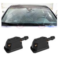 2 pares de arandelas de boquilla de brazo de limpiaparabrisas izquierdo y derecho para parabrisas de coche A 0008604847   Limpiaparabrisas Escobilla limpiaparabrisas Jets de pulverización de agua Plástico - details 1