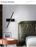 Candelabro de pared para decoración del hogar, lámpara de cabecera de dormitorio nórdico, luz de pared interior ajustable, CA 110/220V, accesorio de iluminación para comedor - details 7