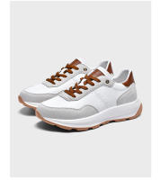 Zapatos casuales de negocios de piel de vaca de primera capa de lujo ligero zapatos Forrest Gump de cuero deportivo de aumento de altura interior para hombres - details 9