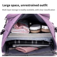 Mochila De Viaje Para Mujer IKE MARTI Con Gran Capacidad Bolsa Deportiva De Fin De Semana Yoga Multifuncional Cruzable Con Cremallera - details 14