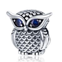 Cuelga de Plata de Cobre con Encanto de Mariposa Dragón Volador Abejas Búho - details 0