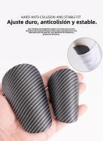Niños Fútbol para adultos Mini Mini espinillera Imitación de fibra de carbono Protector de fútbol Protector de piernas de entrenamiento - details 6