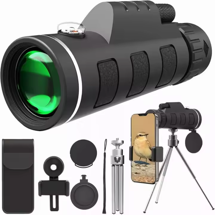 Telescopio Monocular portátil Impermeable, 40X60 Hd - 1