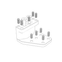 Extensión de Pedal de freno para HUSQVARNA Norden 901 690 Adventure R 790-2019 2024 Super Adventure, almohadilla de clavija de soporte - details 0