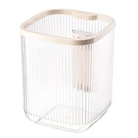 Cubo de basura Circular para escritorio, papelera ligera y portátil de lujo para oficina, dormitorio y cocina - details 7