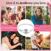 Pulsera de plata de ley 925 con forma de corazón y mariposa para mujer, brazalete de cadena de seguridad, compatible con abalorios originales, joyería - details 21