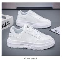 Zapatos De Hombre 2024 Nuevos Blancos Casual Moda Suela Gruesa Antideslizante Trabajo Seguridad Zapatos Moda Transpirables Impermeables Absorbentes De Sudor Duraderos Antiguo Y Sólido - details 17