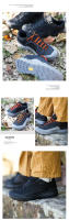 Zapatillas Deportivas Impermeables Antideslizantes para Hombres Resistentes al Desgaste, Ligeras, Cálidas, Transpirables para Actividades al Aire Libre - details 4