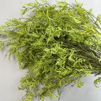 Rama de hoja persa Artificial grande, plantas de hojas de helecho falsas realistas y elegantes, plantas verdes simuladas de plástico, escritorio para sala de estar - details 3