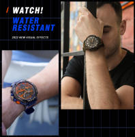 Reloj de Pulsera Deportivo SMAEL con Movimiento de Cuarzo y LED Alarma Militar para Hombres Resistente al Agua Material TPU+Plástico Bucle de 210mm - details 19