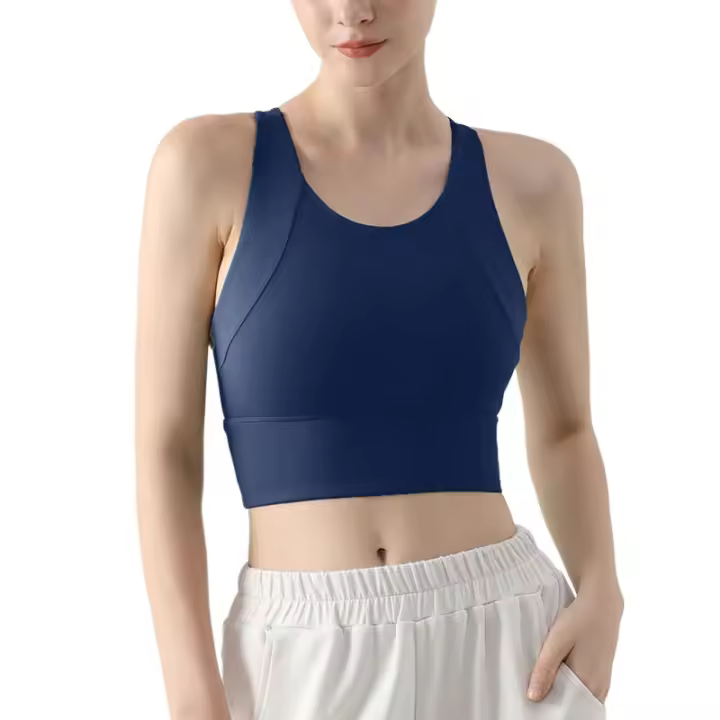 Sujetador de Yoga para mujer, sujetador de gimnasio de alto impacto, almohadilla de realce, chaleco deportivo, ropa interior de Yoga transpirable, chaleco para correr, sujetador deportivo de alta gama - 1