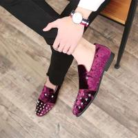 El cuero formal con diseño de cocodrilo hecho a mano de alta calidad es transpirable y adecuado para zapatos de hombre de uso informal. - details 8