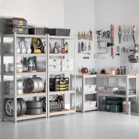 Estantería Modular de Acero Paquete 2, Antihumedad, Max 875Kg, 90x40x180cm - details 13