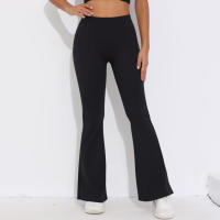 Hamidou-pantalones acampanados de Yoga para mujer, Leggings para Fitness, pantalones de cintura alta para levantar el trasero, pantalones de secado rápido para ciclismo y Fitness - details 9