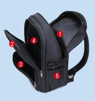 Baijiwei-mochilas escolares impermeables de nailon para niños y adolescentes, mochilas Oxford de gran capacidad - details 7
