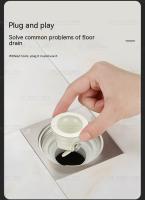 Tapón de Drenaje para Sifón de Ducha Antiolores Tapa de Sifón de Suelo de Ducha Filtro de Drenaje de Agua Plug and Play Seguro para Vivienda y Baño - details 4