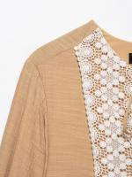 La ropa de las mujeres europeas y americanas es popular, mini vestido decorativo bordado en el pecho de moda europea y americana - details 3