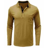 Camiseta Polo Básica de Manga Larga con Solapa para Hombre - details 67
