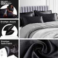 Fundas de Almohada de Satén Suaves y Refrescantes Paquete de 2 con Cierre de Sobre Similar a Seda - details 3