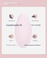 Embalaje privado SEXY Huevo inalámbrico de silicona que salta fuerte choque Control remoto vibrador usable masturbación femenina palo silencioso juguete sexual para - details 0