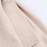 Ropa de mujer europea y americana con mini vestido de mezcla de lino con cinturón - details 10