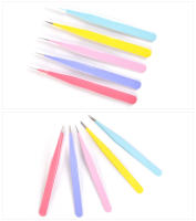 Pinzas para Pestañas KADS Anti-estáticas Herramienta de Belleza para Remoción de Cejas y Maquillaje de Alta Precisión - details 5