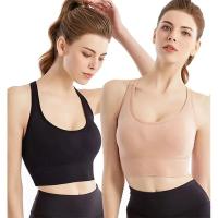 Sujetador Deportivo Sexy Para Mujer Racerback Yoga Fitness Gimnasio Shockproof Sin Costuras Secado Rápido Top Deportivo - details 13