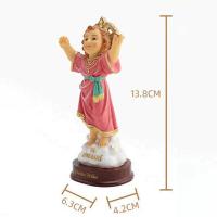 Catholic Sculpture, Religious Figure, Artwork Collection Divine Child Jesus Statue, Resin Tabletop Figure