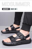 Sandalias deportivas de verano para hombre, estilo novedoso, para exteriores, de cuero genuino, para playa, informales - details 3